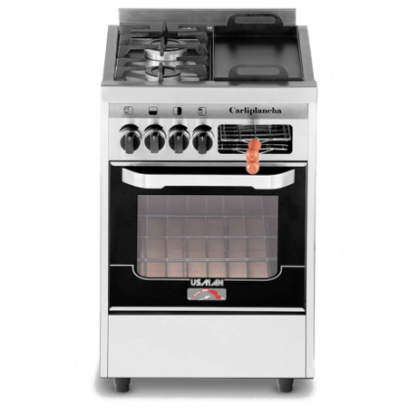 Cocina Usman Carliplancha Gas Natural 55Cm