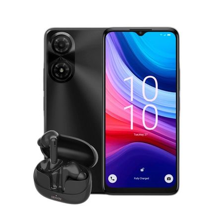 Combo Alcatel A31 Pro 3+64GB Gris + Auriculares TWS Dekkin Negro