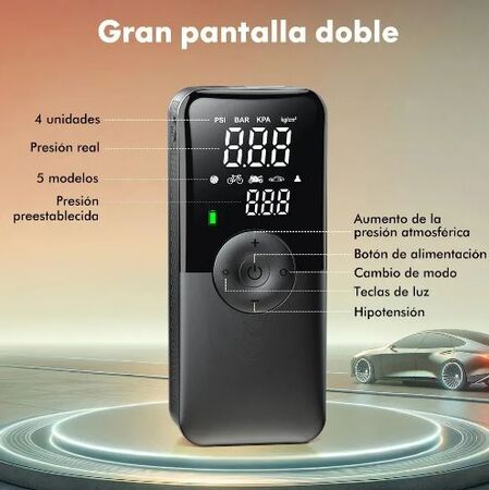 Inflador Portatil Digital Para Camionetas 4x4 T-2250 Gross