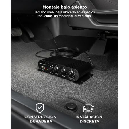 Amplificador Bluetooth Gadnic Potencia Para Auto