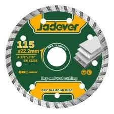 Disco de Diamante Húmedo Jadever 115mm Ancho 5mm