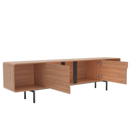 Rack Comoda Mueble TV 2 Puertas MDP de 15 mm Montana Mix