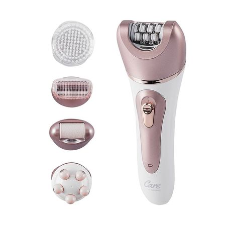 Depiladora Eléctrica Corporal Care By Gadnic 2 Velocidades Recargable IPX4 4 Cabezales Intercambiables