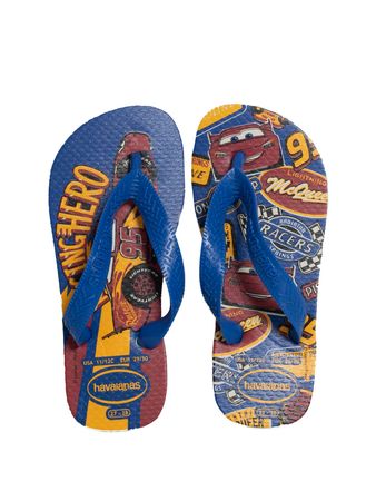 Ojotas Havaianas Cars Kids Niños Moda Azul