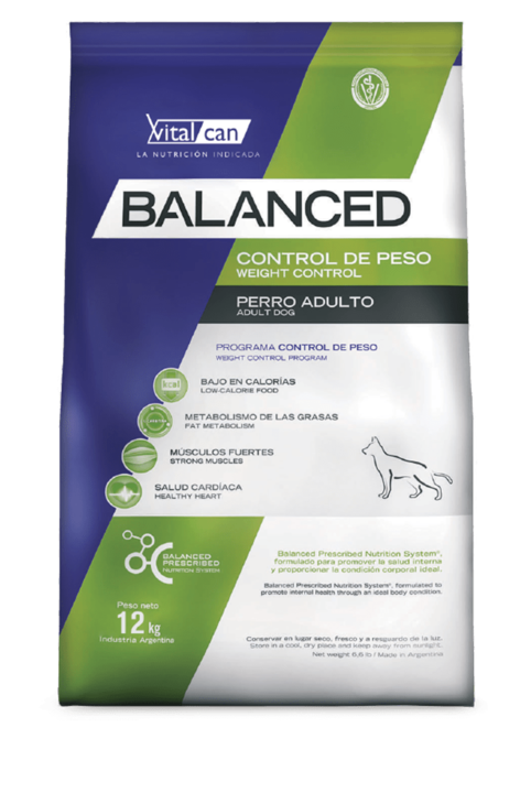 PERRO BALANCED CONTROL PESO x 20kg - Vista 1