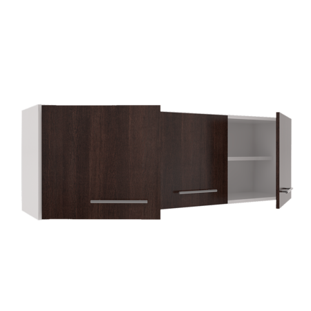 Alacena 140 Cm 3022 Blanco-Wengue