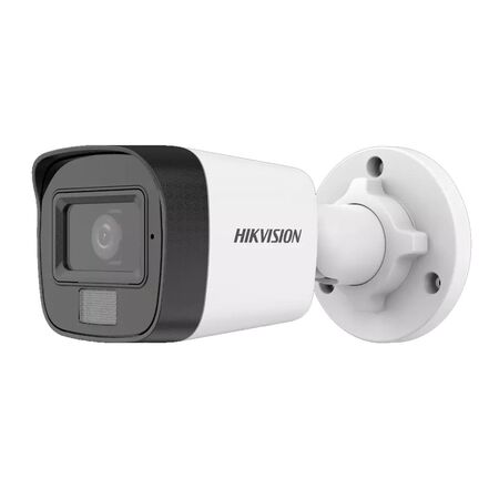 Camara Hikvision Bullet Plastica 2 MP 2.8 mm Dual Light Audio