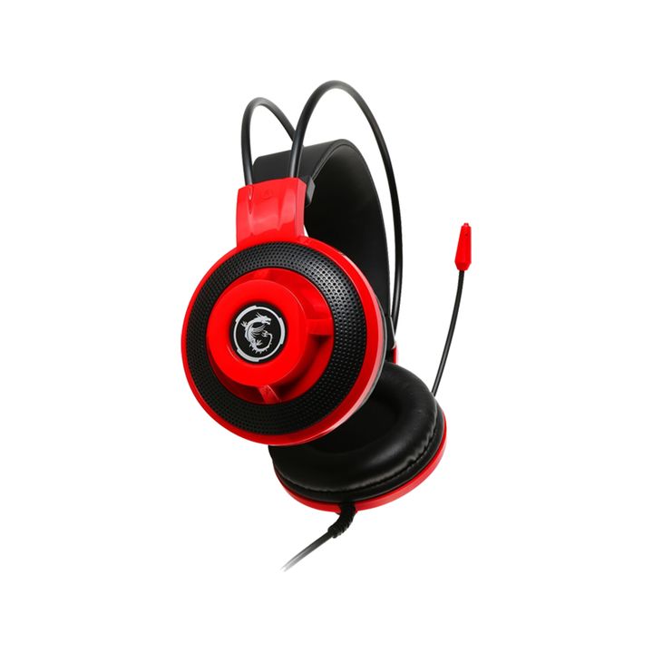 Auriculares MSI Gaming Headset DS501 Jack 3.5 rojo y negro - Vista 3