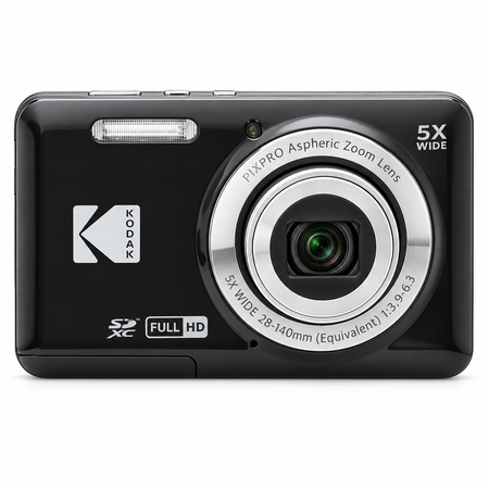 Camara Digital Kodak Pixpro FZ55 16MP Zoom Optico 5x Full HD Black