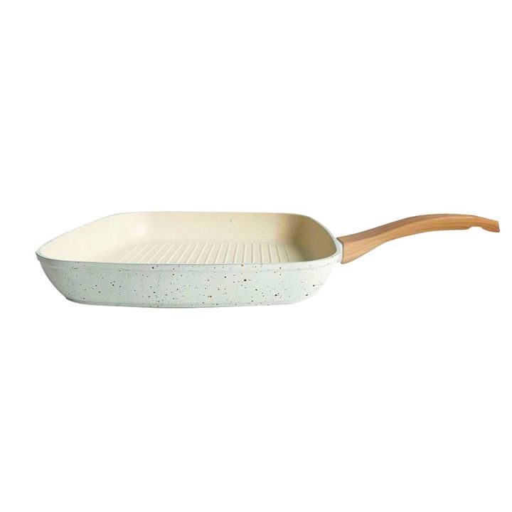 Set De Batería Carol 5 Piezas Con Espátula De Nylon Línea Granito Beige - Vista 2
