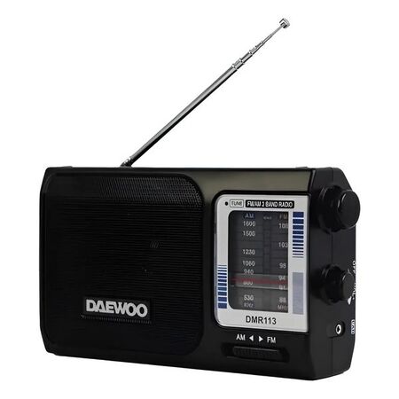 RADIO DAEWOO DMR-114 AM/FM BT 220/PILAS ANTENA
