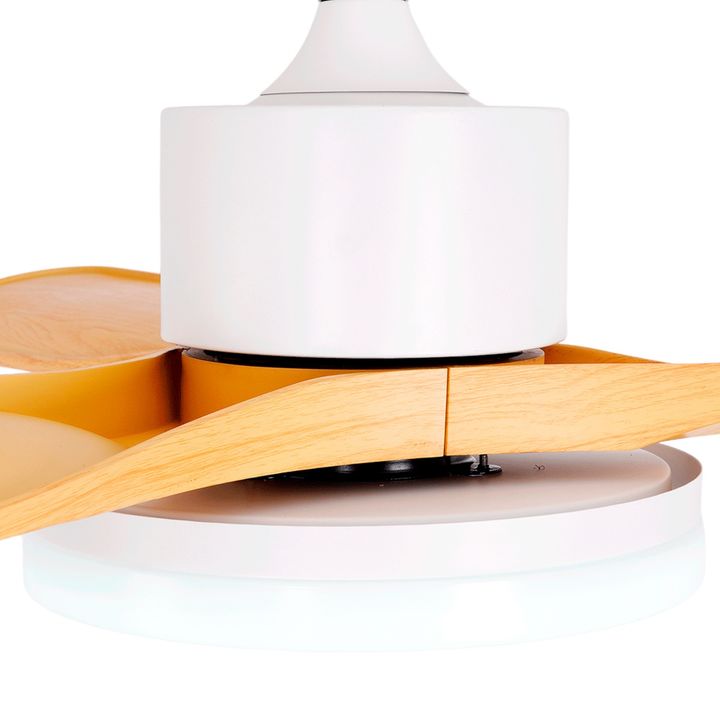 Ventilador de Techo Etheos Con Luz LED 3 aspas Blanco - Vista 4