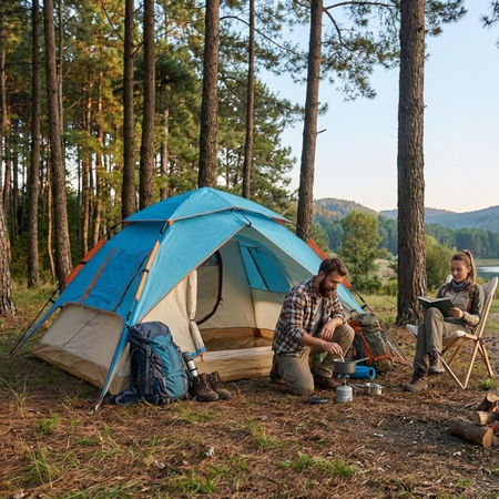 Carpa de camping autoarmable Bynox 2 personas FI-CRPACM-02