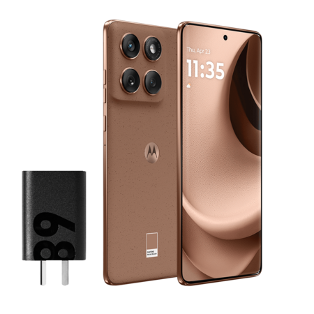 Celular Motorola Edge 60 8GB 256GB Fusion Mocha Mousse PB7D0059AR