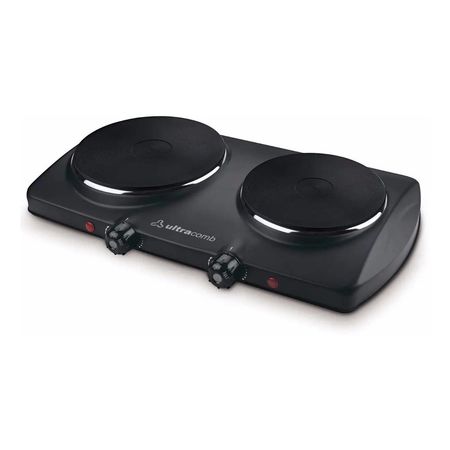 Anafe Electrico De 2 Hornallas Ultracomb An-6600 Negro