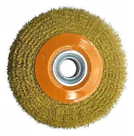 Cepillo De Acero Amoladora 6'' Lusqtoff L8010 C/ Adaptadores