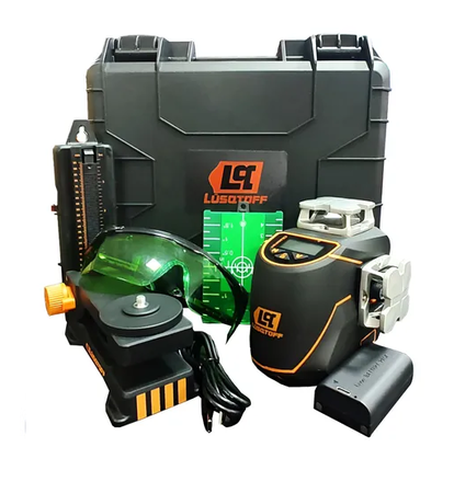 Nivel Laser 360° 20mts Lusqtoff Black Series Nv20l-9 Con Kit