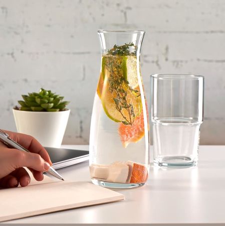 Jarra Botella Jarron Vidrio 1,2 Lts Pasabahce Vino Agua 