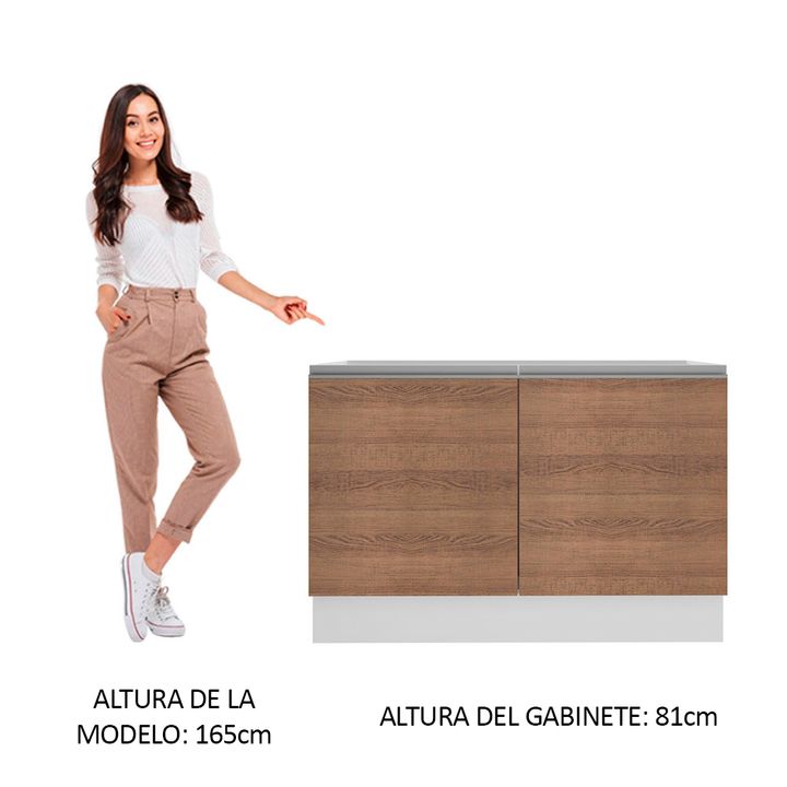 Bajo Mesada Cocina Madesa Glamy 120 Cm 02 - Vista 5