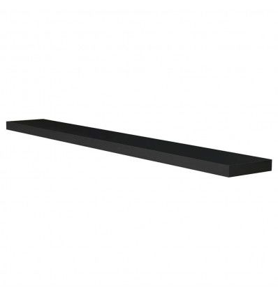 Estante flotante negro 80x25 SC