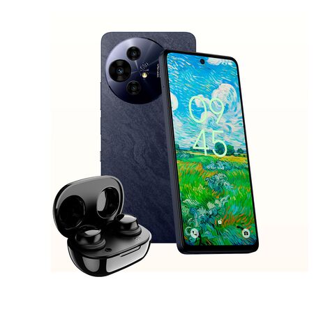 Combo de Celular TCL 50 PRO NXTPAPER 5G Space Gray + Auriculares Inalambricos Bluetooth TWS In-ear Sport Dekkin