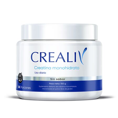 Suplemento Ena Crealiv Creatina Monohidrato 150gr Sin Sabor