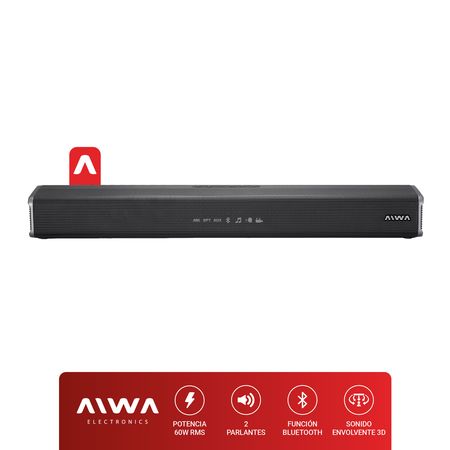 Barra de Sonido Aiwa AW-BS502N 60W Bluetooth HDMI