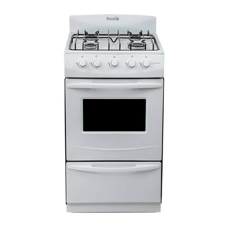Cocina Escorial Candor Gas Envasado Con Puerta Con Visor Color Blanco