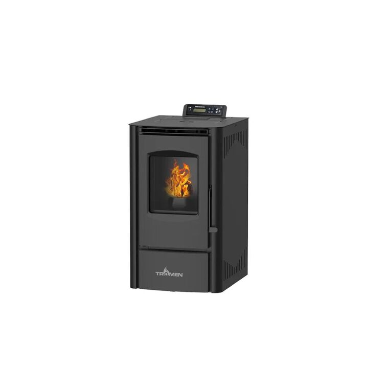 Calefactor a pellet Tromen 7KW - Vista 1