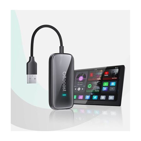 Ottocast Play2Video Ultra 515 CarPlay Android Auto Inalambrico con Apps de Video