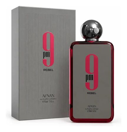 Perfume Hombre Afnan, 9pm Rebel Eau De Parfum 100ml Aroma Amaderado