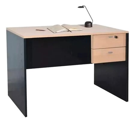 Escritorio Platinum C/Corr. Metal Negro/haya
