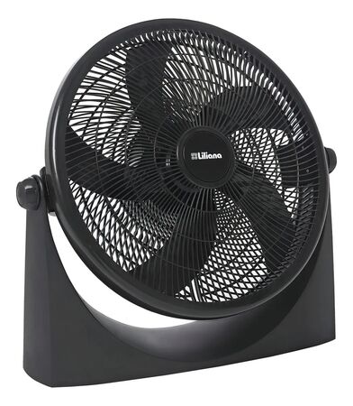 Ventilador de pared y de piso Liliana VTF16P turbo con 5 palas color negro estructura color negro