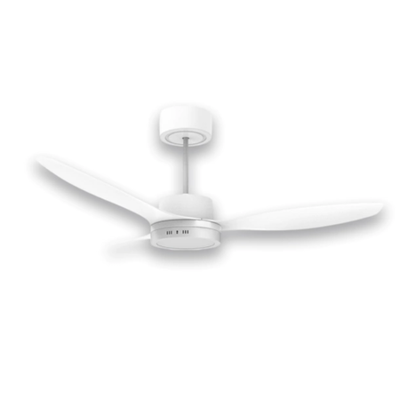 Ventilador de techo Indelplas con plafon