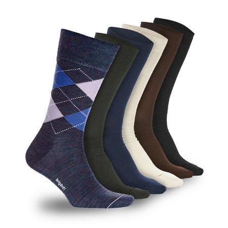 PACK X6 MEDIAS LISAS COMBINADAS III