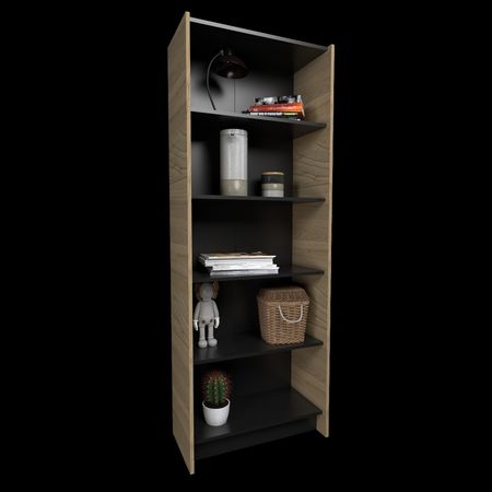 Estanteria Grande Abierta-olmo F. Negro M. Tables