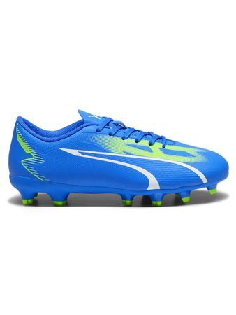 Botines Puma Ultra Play FG/AG Kids Niños Fútbol Azul