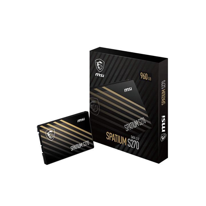 Disco Solido SSD480GB MSI Spatium S27 06.Gbs SATA - Vista 1
