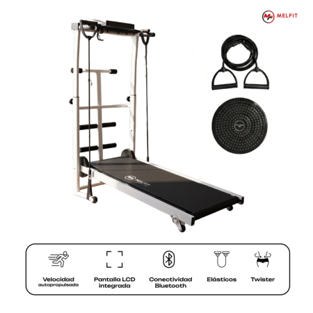 Cinta Caminadora Magnética Melfit Rodillos Sin Motor Mf100
