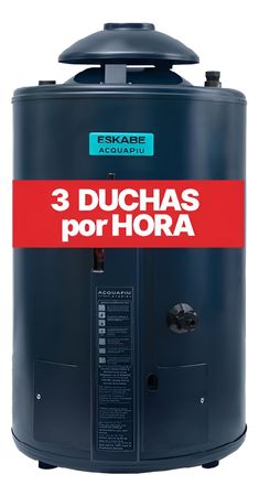 Termotanque Eskabe Acquapiú hybrid4 H-360 azul acero