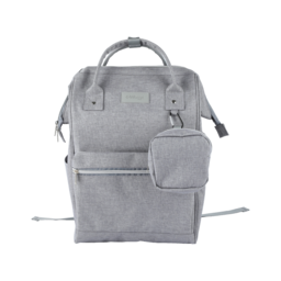 Mochila Cartera Boca De Pez Waggs Urbana Notebook 20L Gris
