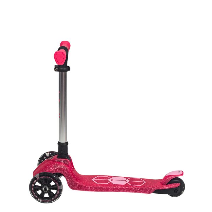 Monopatín plegable con luces LED Infanti Jelly rosa - Vista 4
