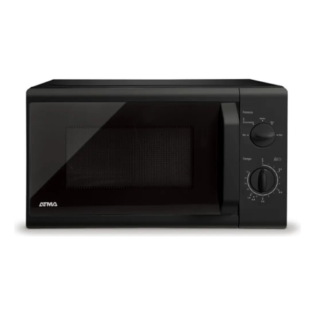 Microondas Atma MATRB20UBN 20 Litros 700W Rotativo Negro