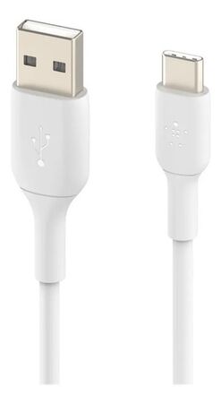 Cable Belkin USB C 2 Metros Blanco
