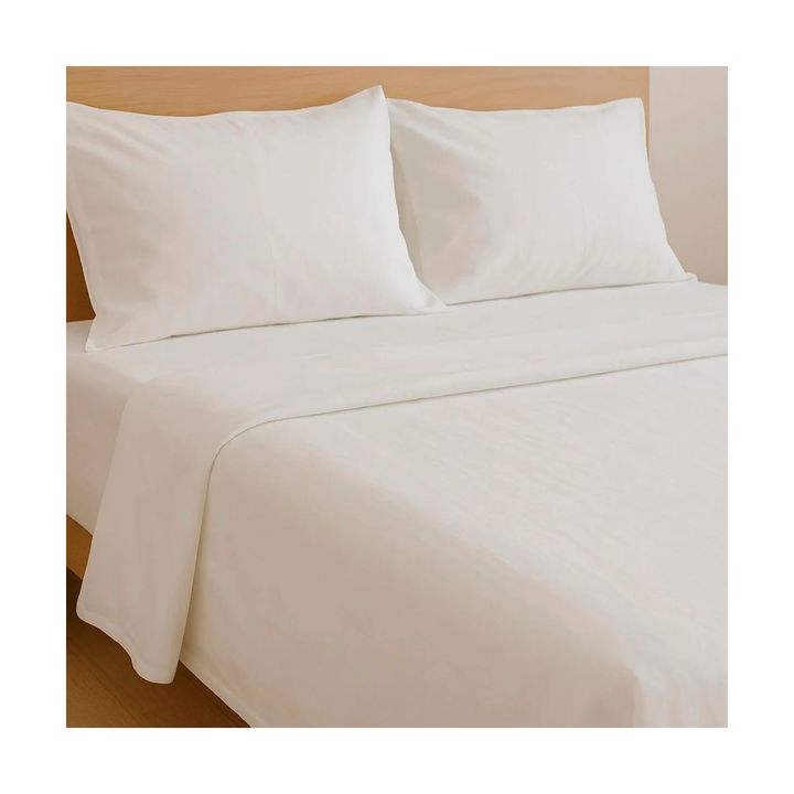 Juego de Sábanas Queen Blanco - Vista 3