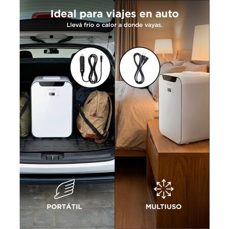 Mini Heladera Portátil Gadnic 20L Frío Calor Para Cosmeticos y Hogar