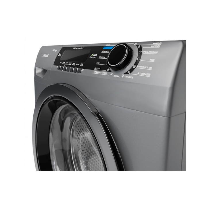 Lavarropas Drean 8Kg 1400RPM Ecoinverter Carga Frontal LCFDR0814SG0 Gris - Vista 4