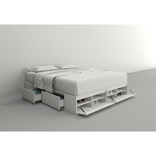 Box de Cama DS Home 1,80 m 4 Cajones 2 Puertas Everest 203x33x182 cm - Vista 3