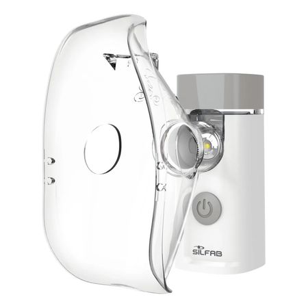 Nebulizador Para Ninos Y Adultos Silfab Nm30 Mesh Breeze Go Blanco