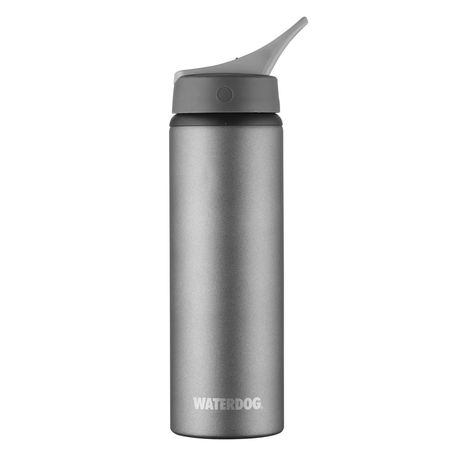 Botella De Aluminio Waterdog Gris ( AB3075GR)